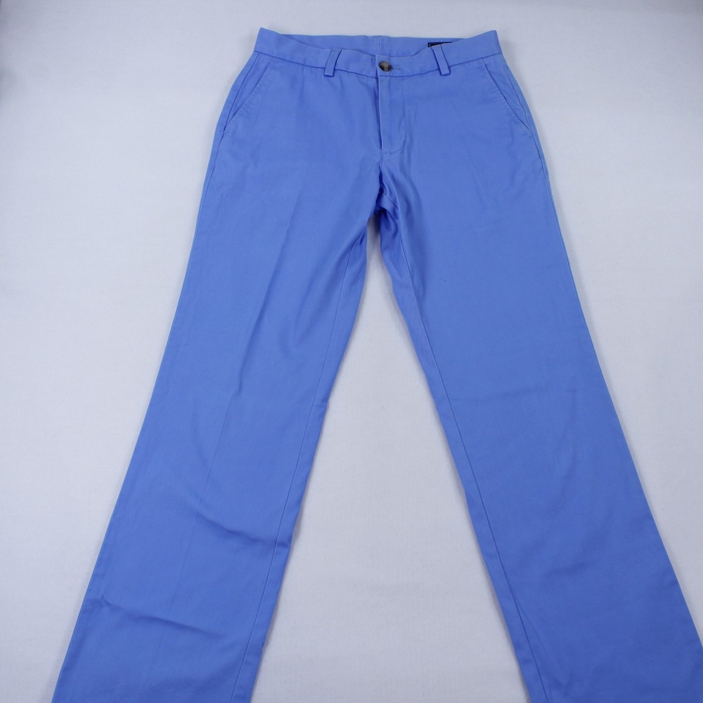 Vineyard Vines Men's Breaker Pant Chino Slim Straight Blue Size 28x32